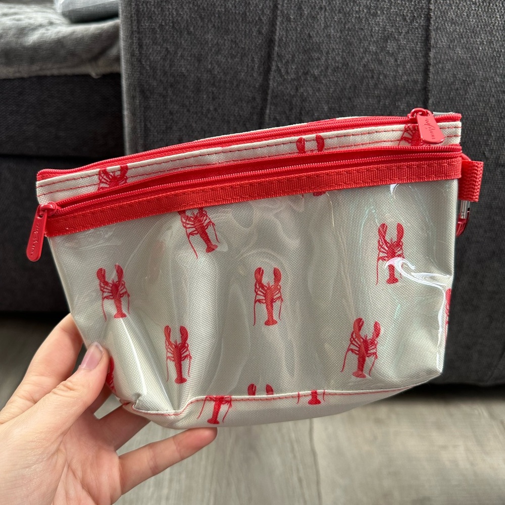 Lobster Print Cosmetic Bag